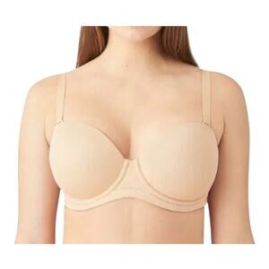 Maidenform Size 38DDD Convertible Strapless Underwire Bra Nude Tan Multiway NWT